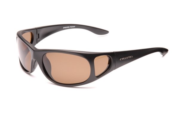 Stalker Sunglasses with Side Shield- BROWN