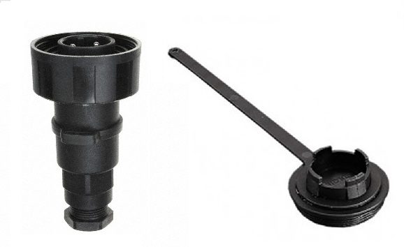 Bulgin Flex Plug & Cap Kit, IP68 - 3 Pin Plug
