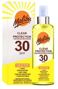 Malibu Sun SPF30 Kids Clear Protect Spray 250ml