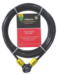 Sterling 8mm Double Loop Cable 2.5m - 825C