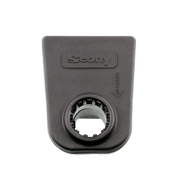 Scotty 287 Rail Mounting Adapter, Black, 7/8” Round Rail