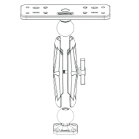 Scotty 1.5" Ball System Base