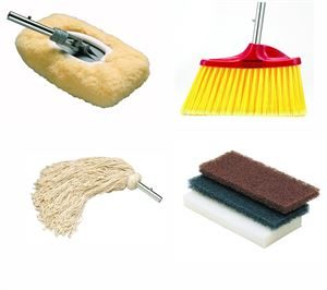 Mops, Brooms & Scrubbers