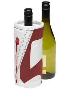 Sailcloth Wine Cooler - Red Detail