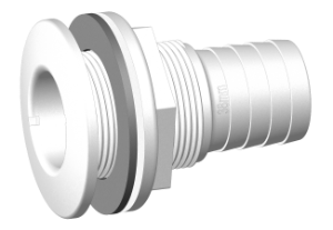 Domed Skin Fittings with Hose Tail