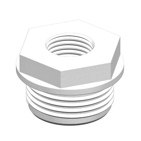 Trudesign Threaded Vent Plug ¾” BSP 1½”  White