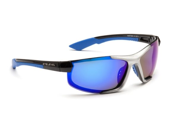 Maritime- Blue Lens, Blue, Black and Grey Frame