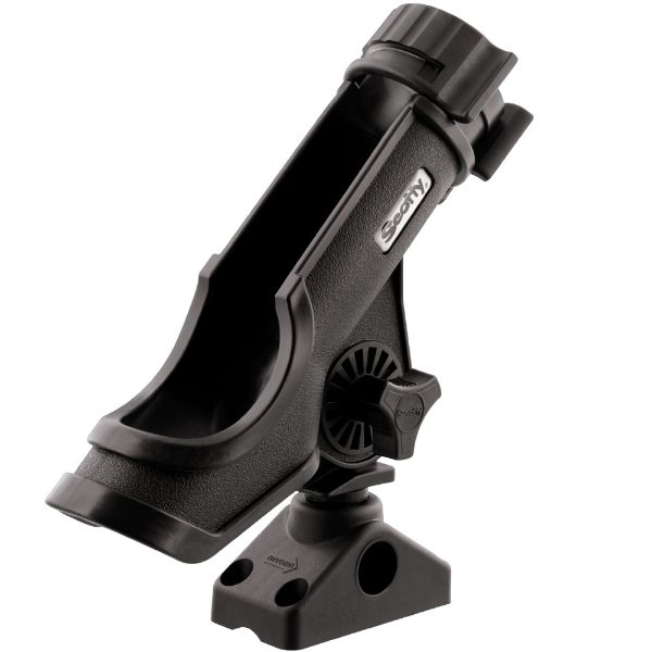 Scotty Powerlock Rod Holder, Black & Side/Deck Mount 241